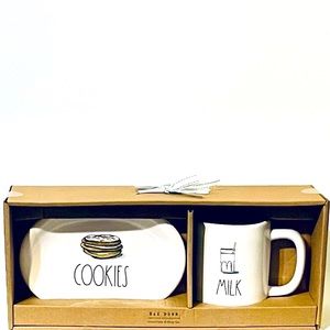 Rae Dunn Christmas Milk & Cookies 🍪 set